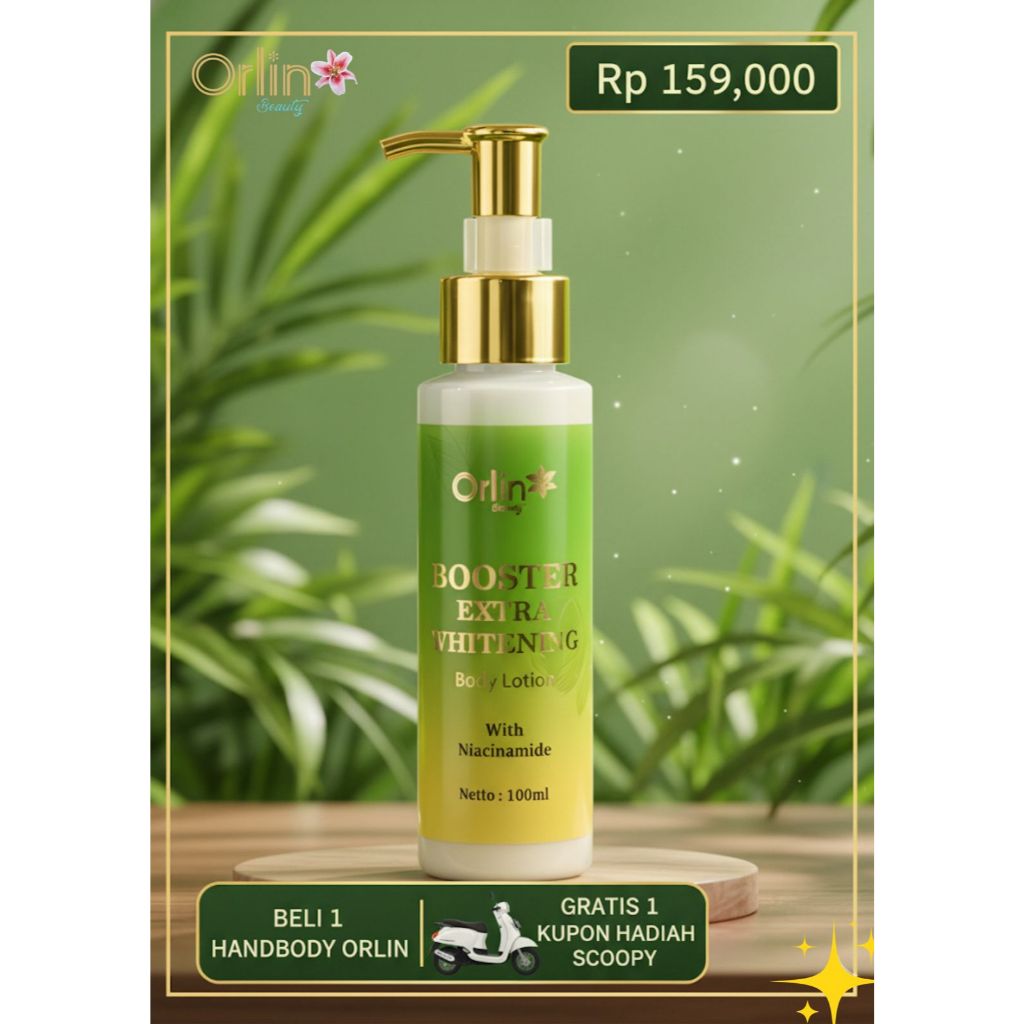 HB Extra Whitening Orlin Beauty Handbody Lotion
