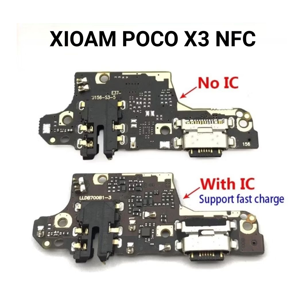 Konektor Charger Xioami PocoX3 / X3Pro / X3Nfc Plus IC Flexible charger Papan Cas Xioami PocoX3Pro /
