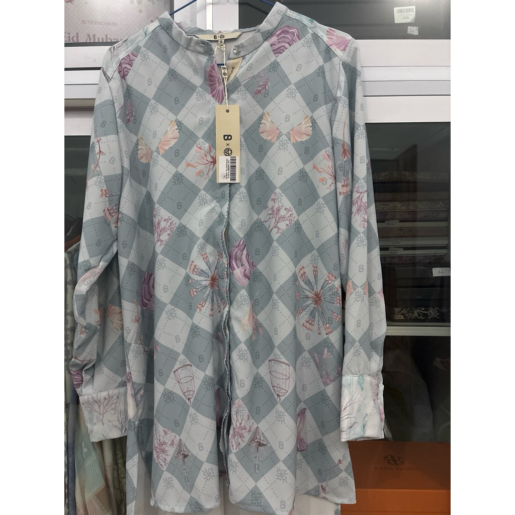 preloved - buttonscarves x riamiranda - asis daria top -jade - S