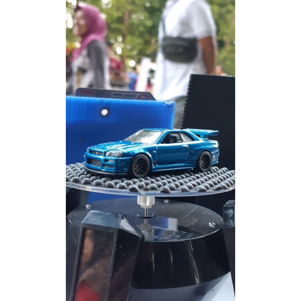 Hot Wheels Nissan Skyline Premium biru loose
