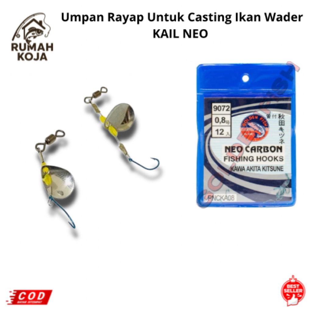 RUMAH KOJA - UMPAN RAYAP CASTING IKAN WADER KAIL NEO