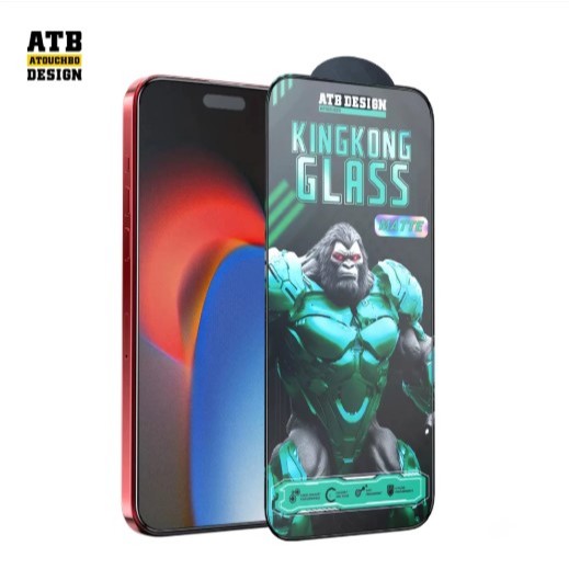 Tempered Antispy / Privacy / Clear kingkong atb [ iphone 16 / iphone 16 pro / iphone 16 promax / iph