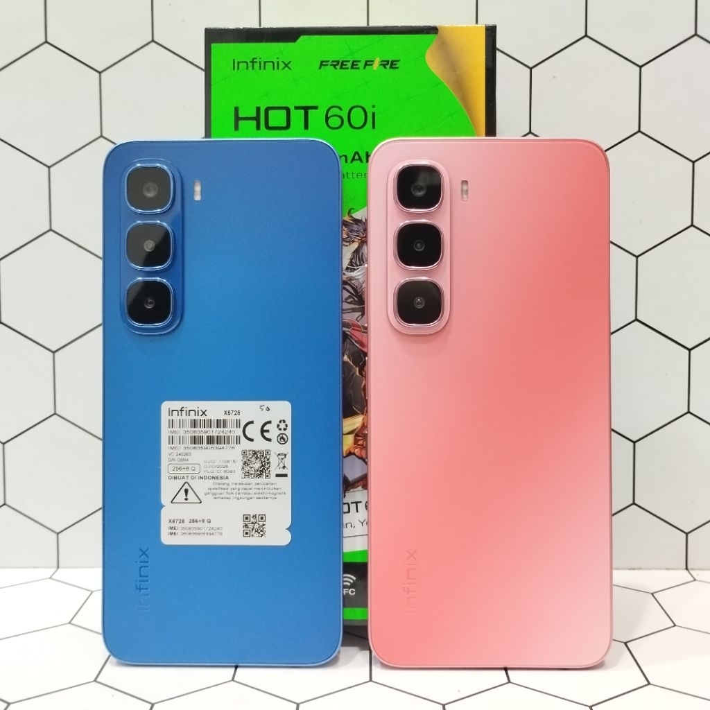 INFINIX HOT 60I 8/256GB HP SECOND FULLSET
