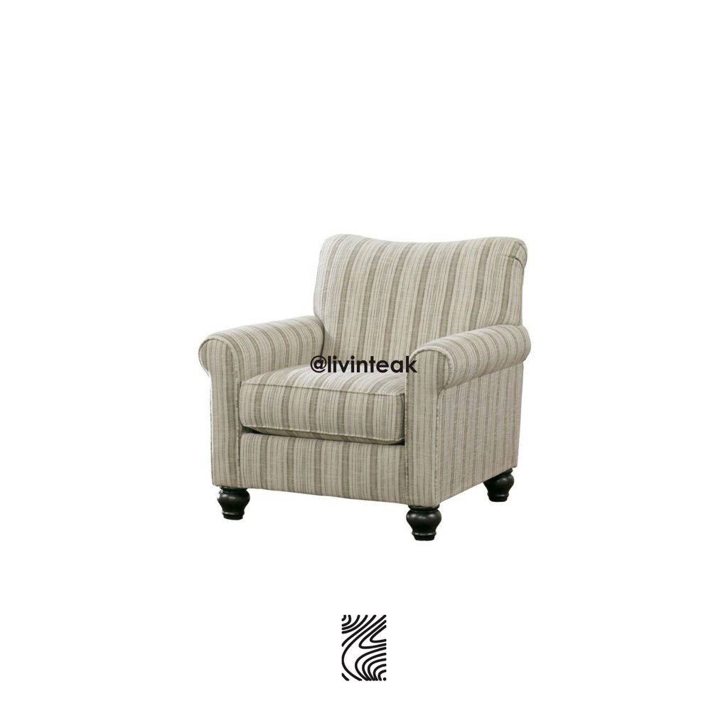 Sofa Arm Chair Vintage Jati Modern Minimalis