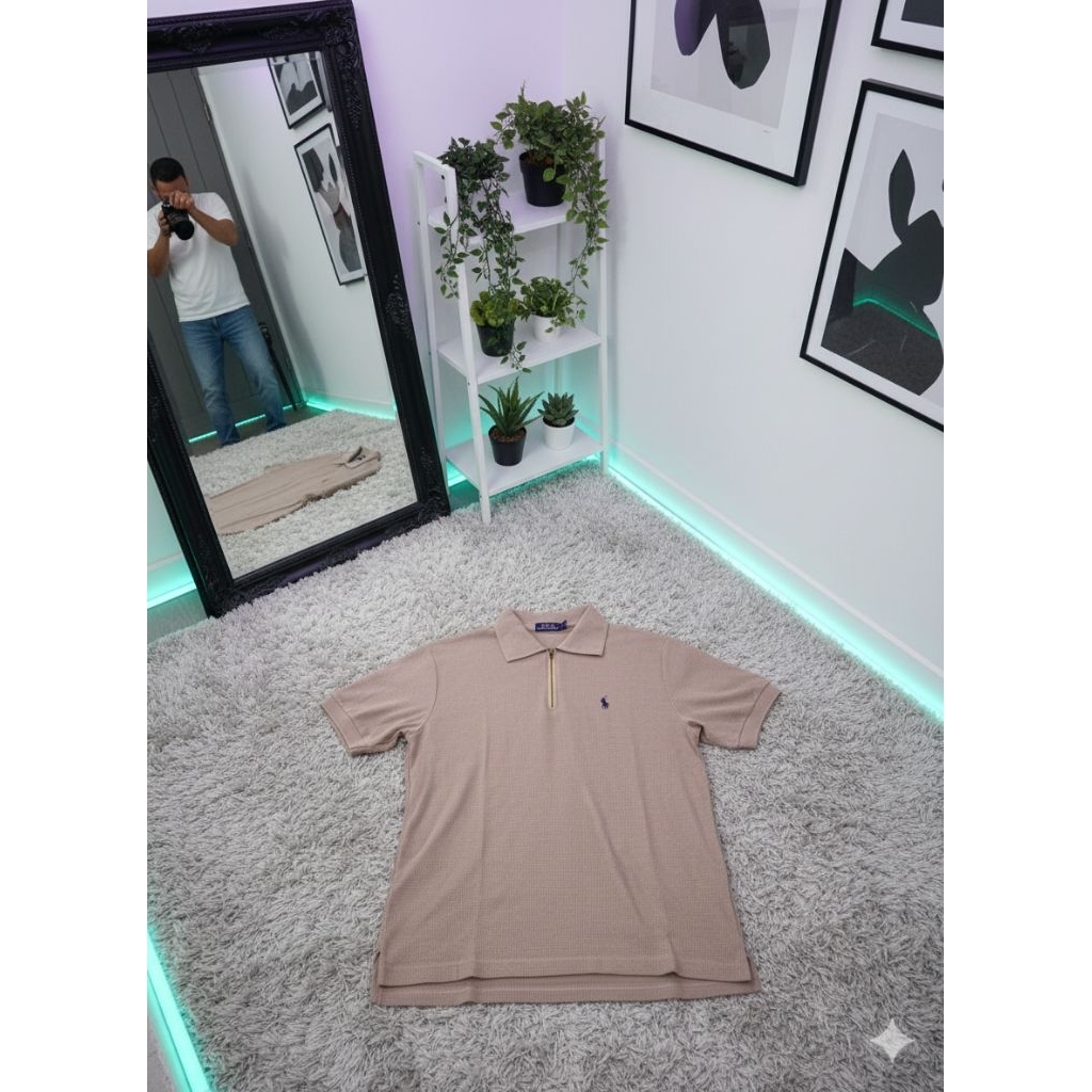 Baju polo Ralph Lauren Zipper