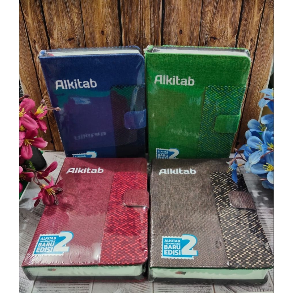 054 TI AGENDA TALI - ALKITAB BERSAMPUL KAIN MOTIF UK. SEDANG