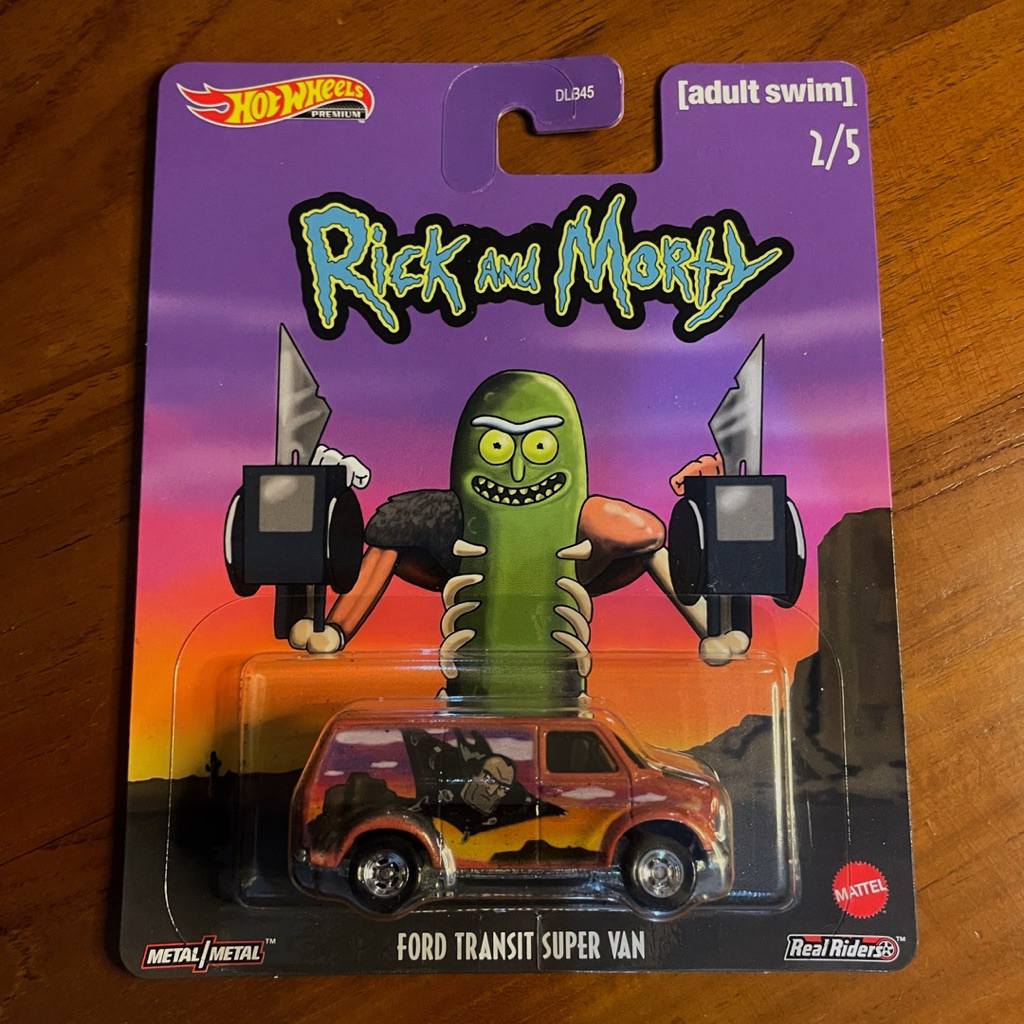 Hot Wheels Rick and Morty Ford Transit Super Van