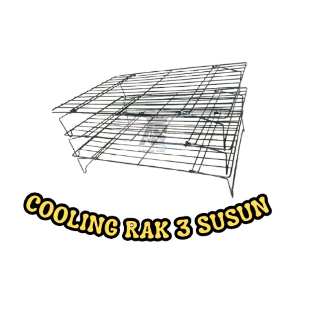 Cooling Rak 3 susun/Peniris makanan bersusun