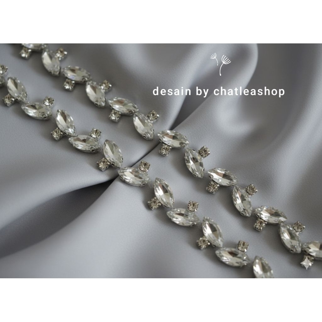 GRATIS ONGKIR [READY STOCK] payet rangkai  || payet leher dan pinggang