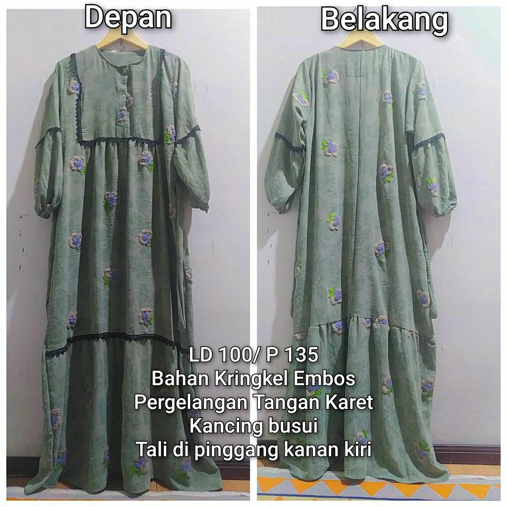 GAMIS MURAH OBRAL (NEW/BARU) GAMIS MURAH MERIAH MEDAN /DRESS GAMIS MURAH BERKUALIAS