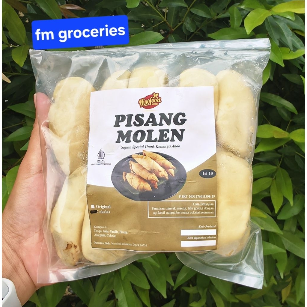 Pisang molen coklat siap goreng | pisang molen beku