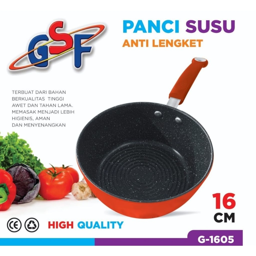 Panci Susu GSF 1605/ Panci/ Panci Susu/ Panci Anti Lengket/ Panci Susu Murah/ Panci Murah