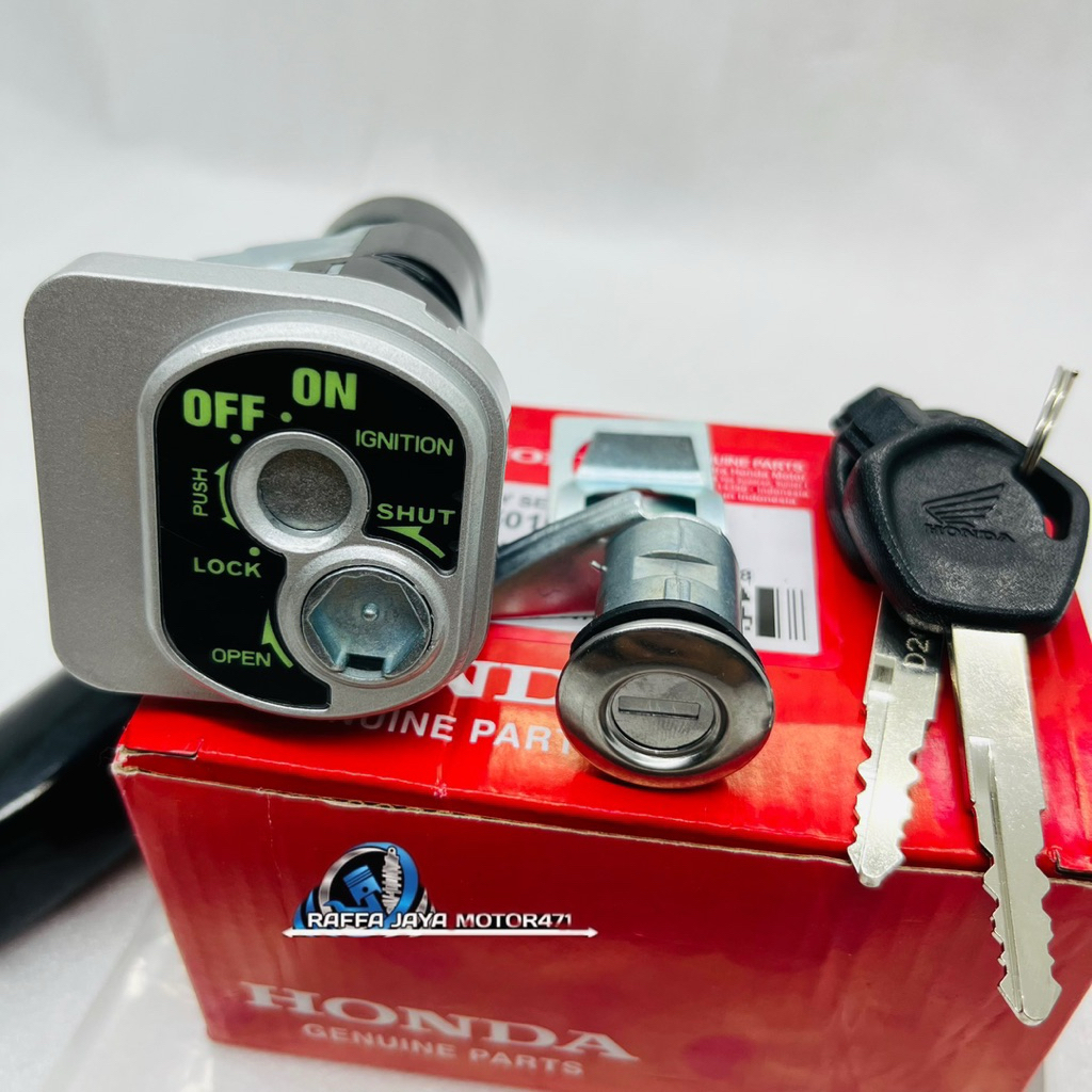 Kunci Kontak Assy + Kunci Jok Honda Revo Fi injeksi Revo Fit Revo X Fi injeksi K03