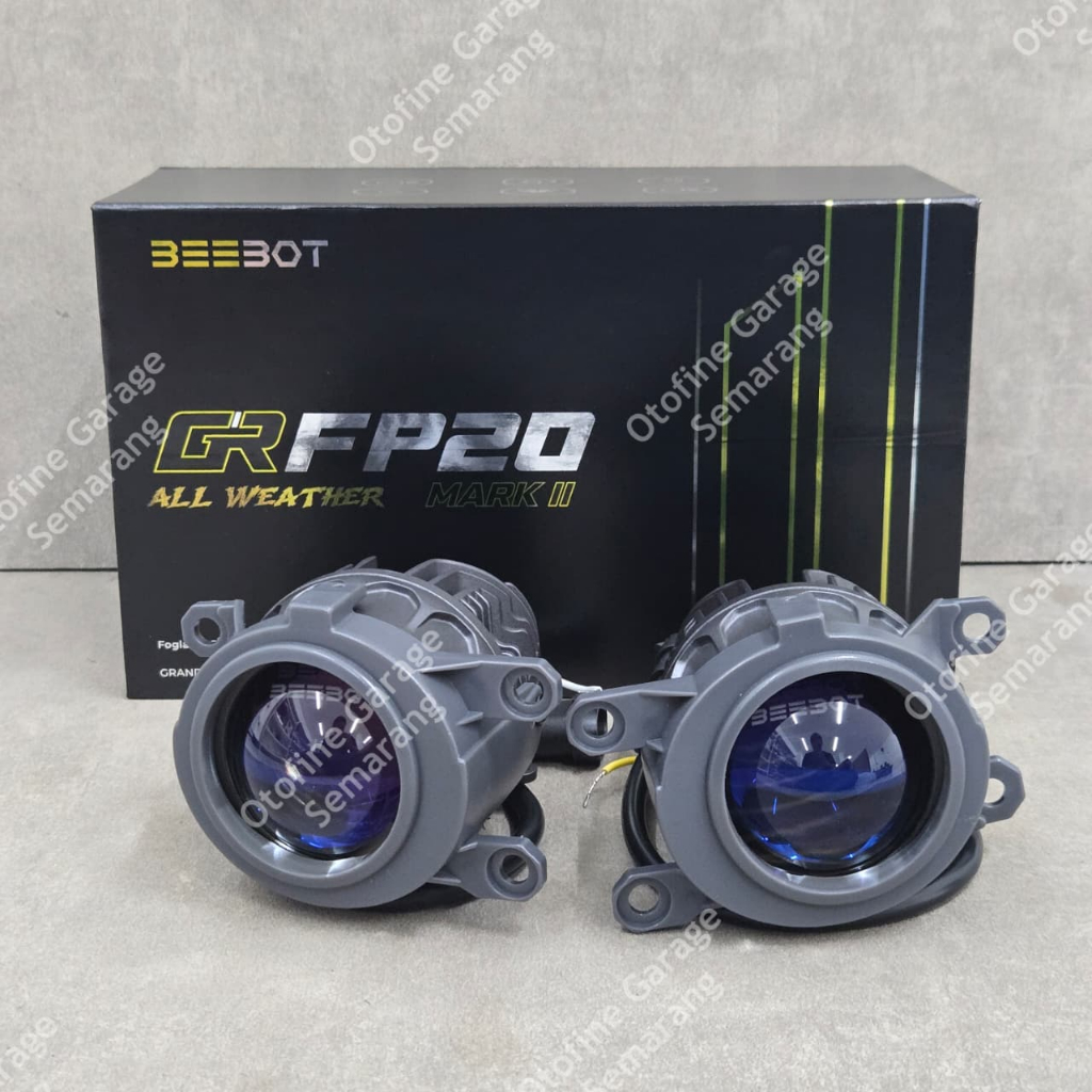 Foglamp Projector 2inch 2warna Beebot GR Fp20 Allweather Mk2, Hi-Low 36-41W, Toyota/Honda (oval) Bra