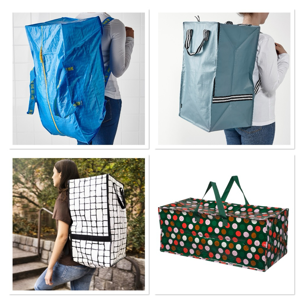 Tas Serbaguna Original Ikea ukuran XL/Tas Lipat Kantong Belanja