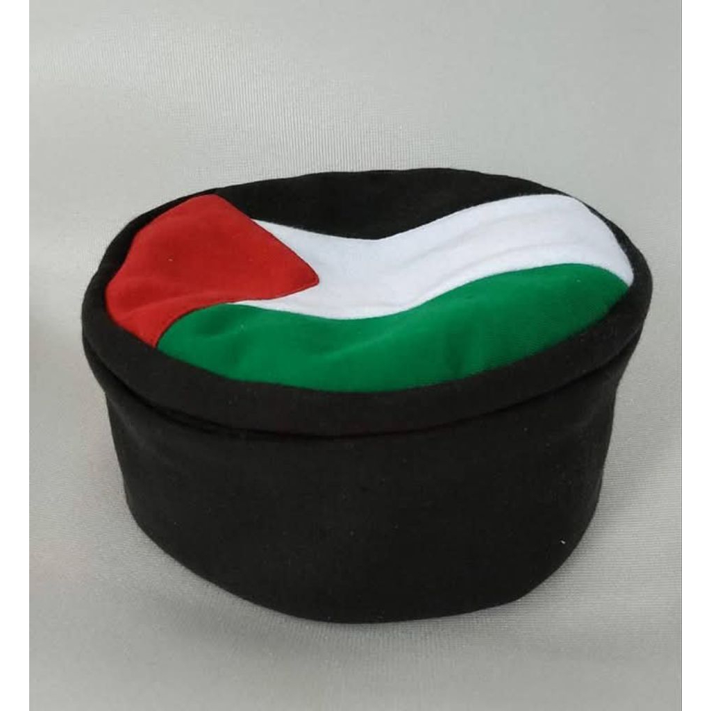 Peci Lipat Mesir Palestina /Kupluk/Peci Sholat/Peci Gaull