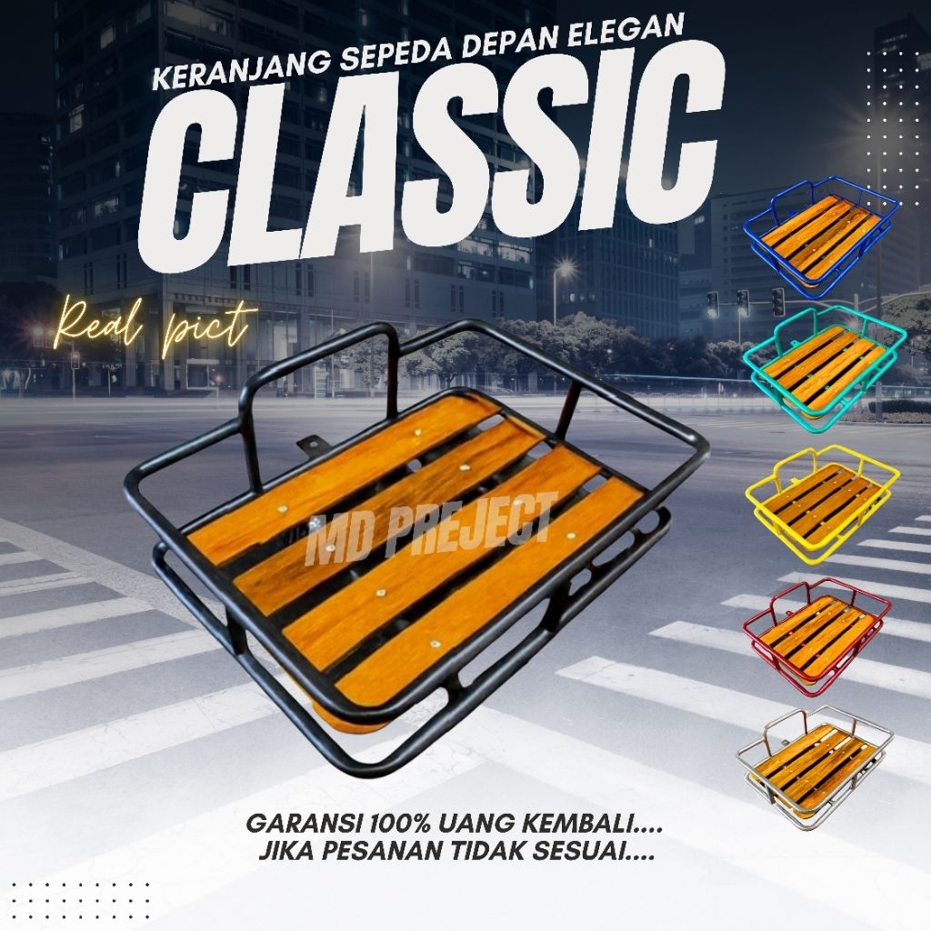 Kranjang  sepeda depan original universal siap pasang pnp mtb minion fixie minivelo 27.5 inchie sepe