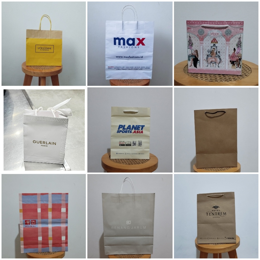 Paper Bag CK/Birkenstock/Olivia Burton/New Era/Atalon/The Executive/Poshboy/Young Living/Hotel Tentr