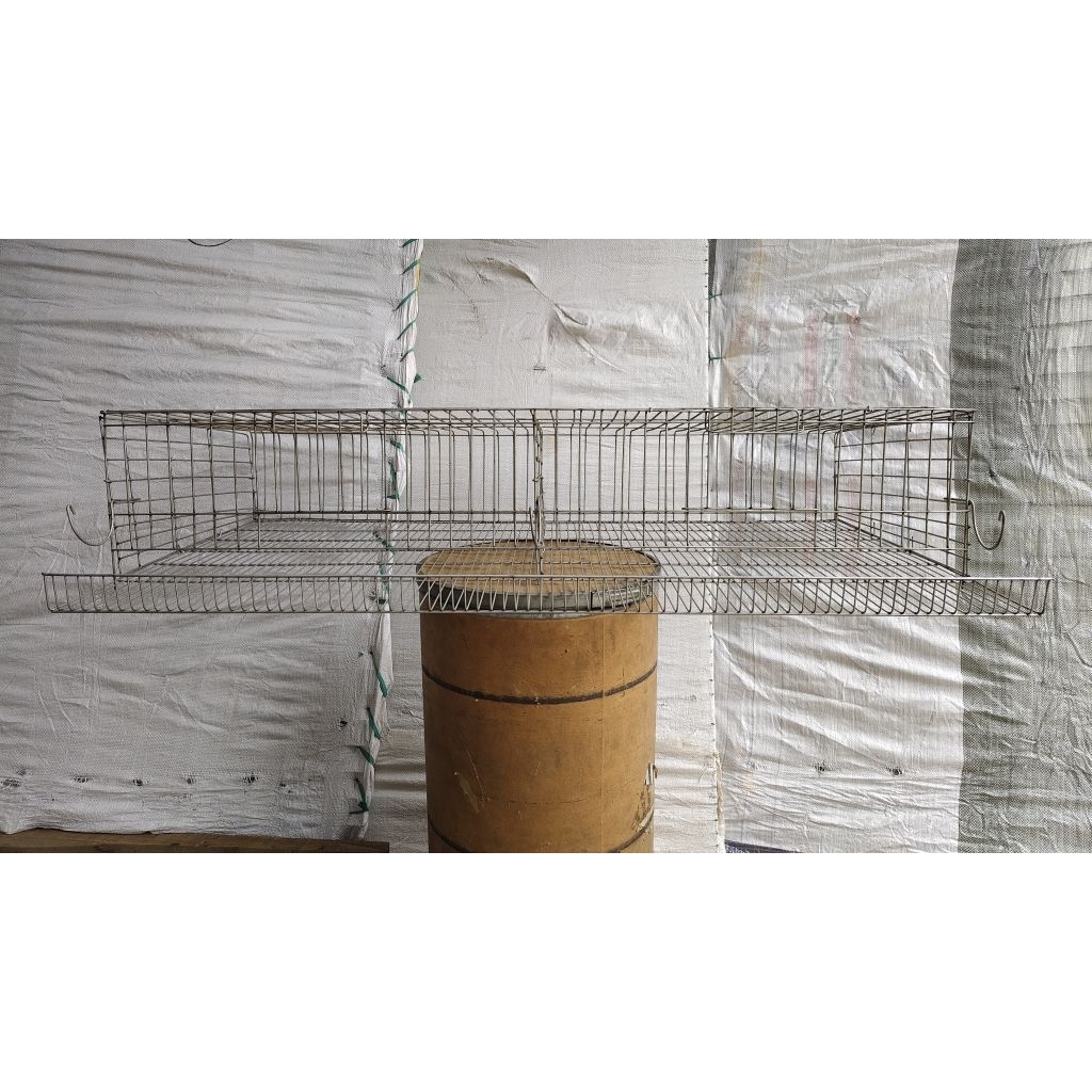 KANDANG PUYUH PETELUR 2 PINTU ISI 40 EKOR GALVANIS