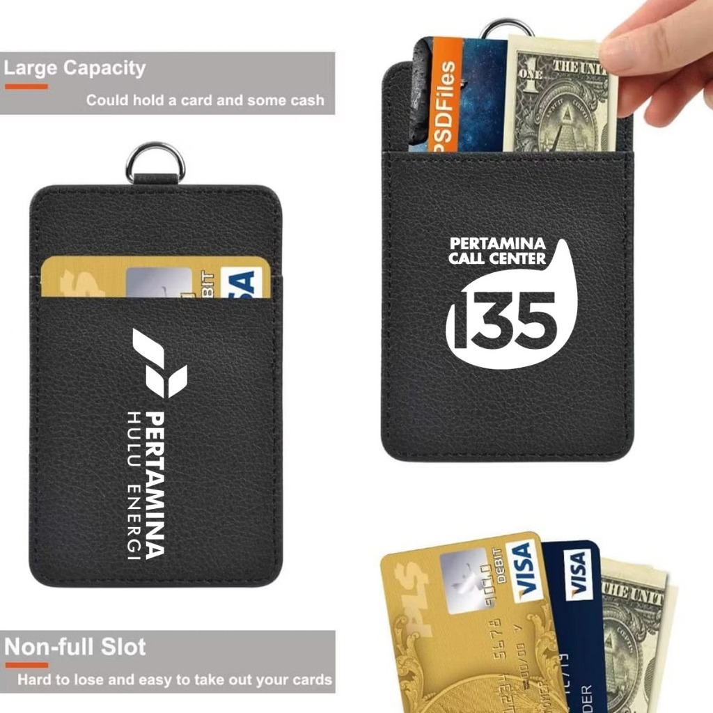 ID CARD HOLDER 3 SLOT / CUSTOM ID CARD HOLDER / ID CARD HOLDER SINTETIS CUSTOM / CUSTOM CARD HOLDER