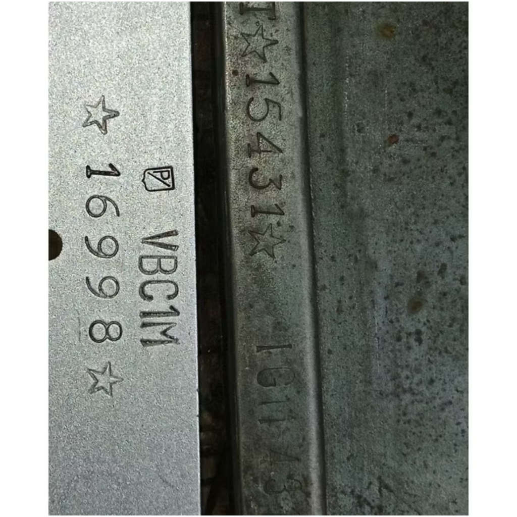 Ketok nomer rangka dan mesin Vespa, CB, Tiger,Megapro,Satria Hiu,Ninja RR 2 Tak,dll di plat besi