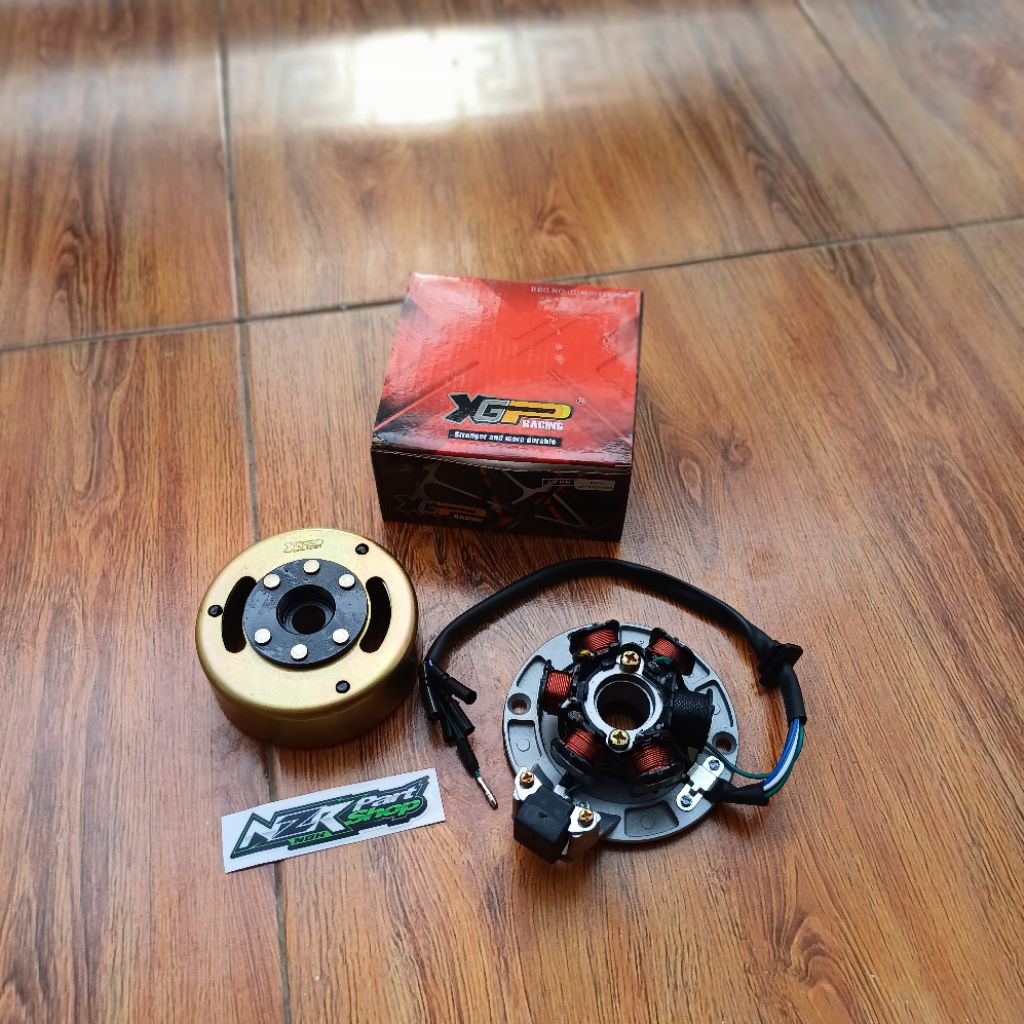 Pengapian Spul Set Magnet Mahnet Set Honda Win 100 Grand Prima Engkel 12 Volt  XGP