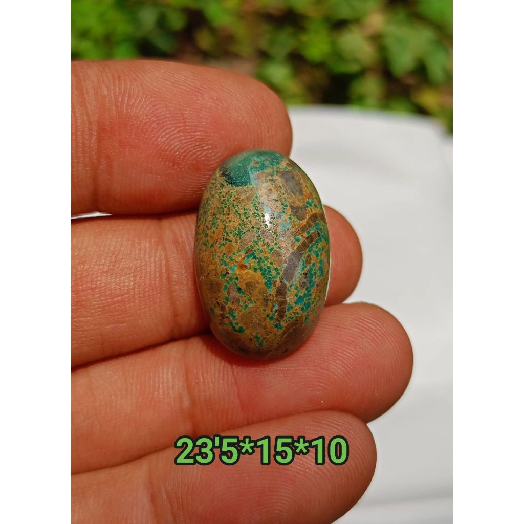 BATU PIRUS PERSIA HIJAU KEDONDONG URAT EMAS HIGH QUALITY