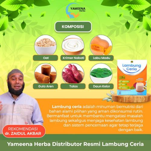 LAMBUNG CERIA ORIGINAL JSR dr Zaidul Akbar ATASI MASALAH GERD/MAAG/ASAM LAMBUNG