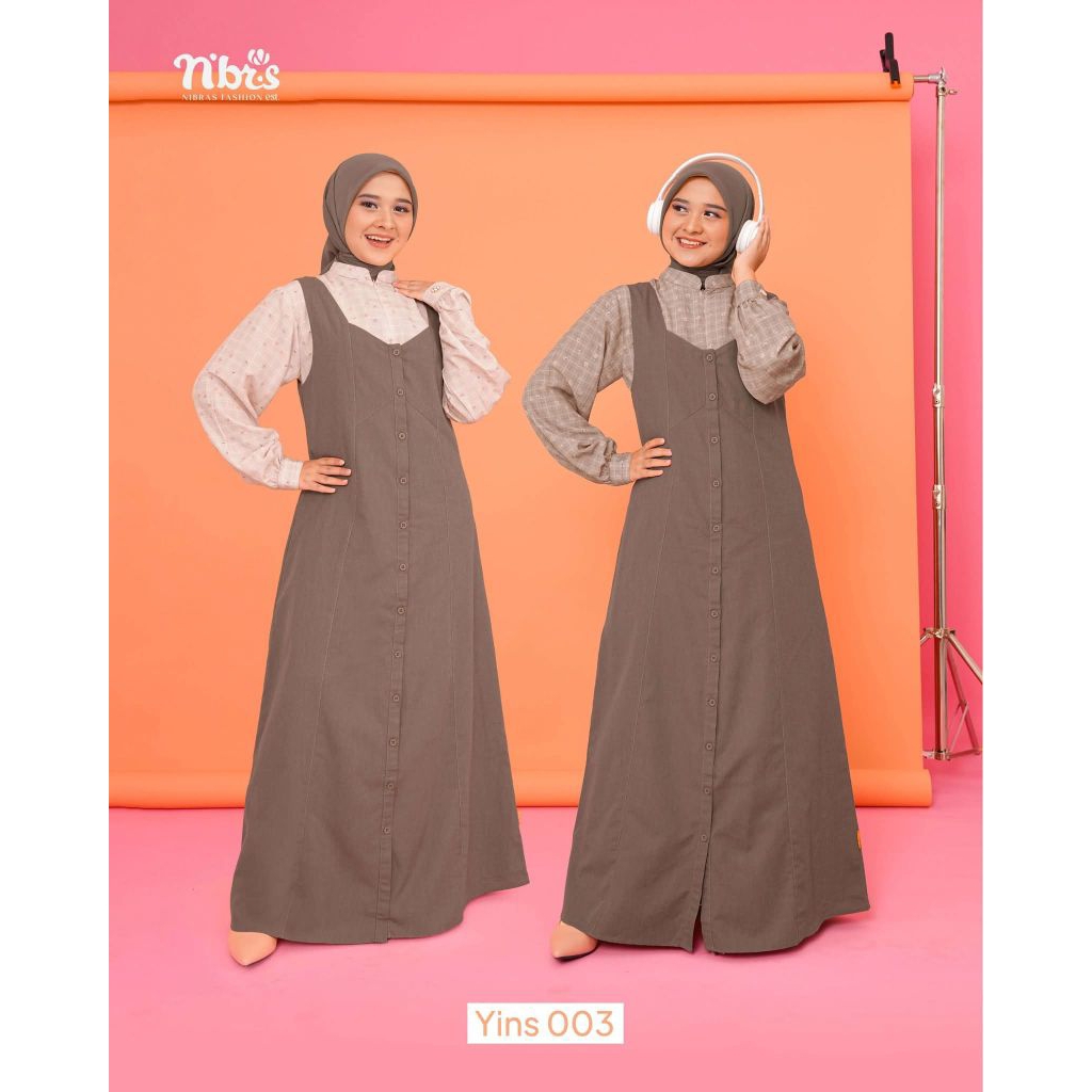 Nibras Yins 003 Gamis Overal Inner Outer