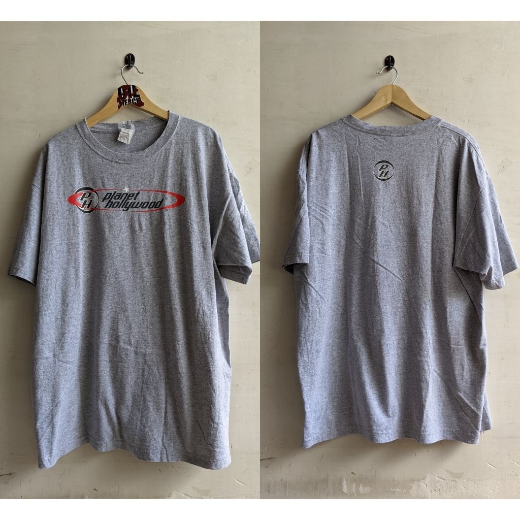 (Kaos Branded) Vintage Planet Hollywood Logo Tee Jays MFG '91s Graphic Tee