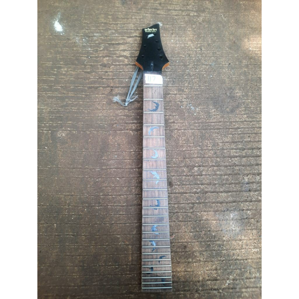 Neck gitar schecter 7 string bridge