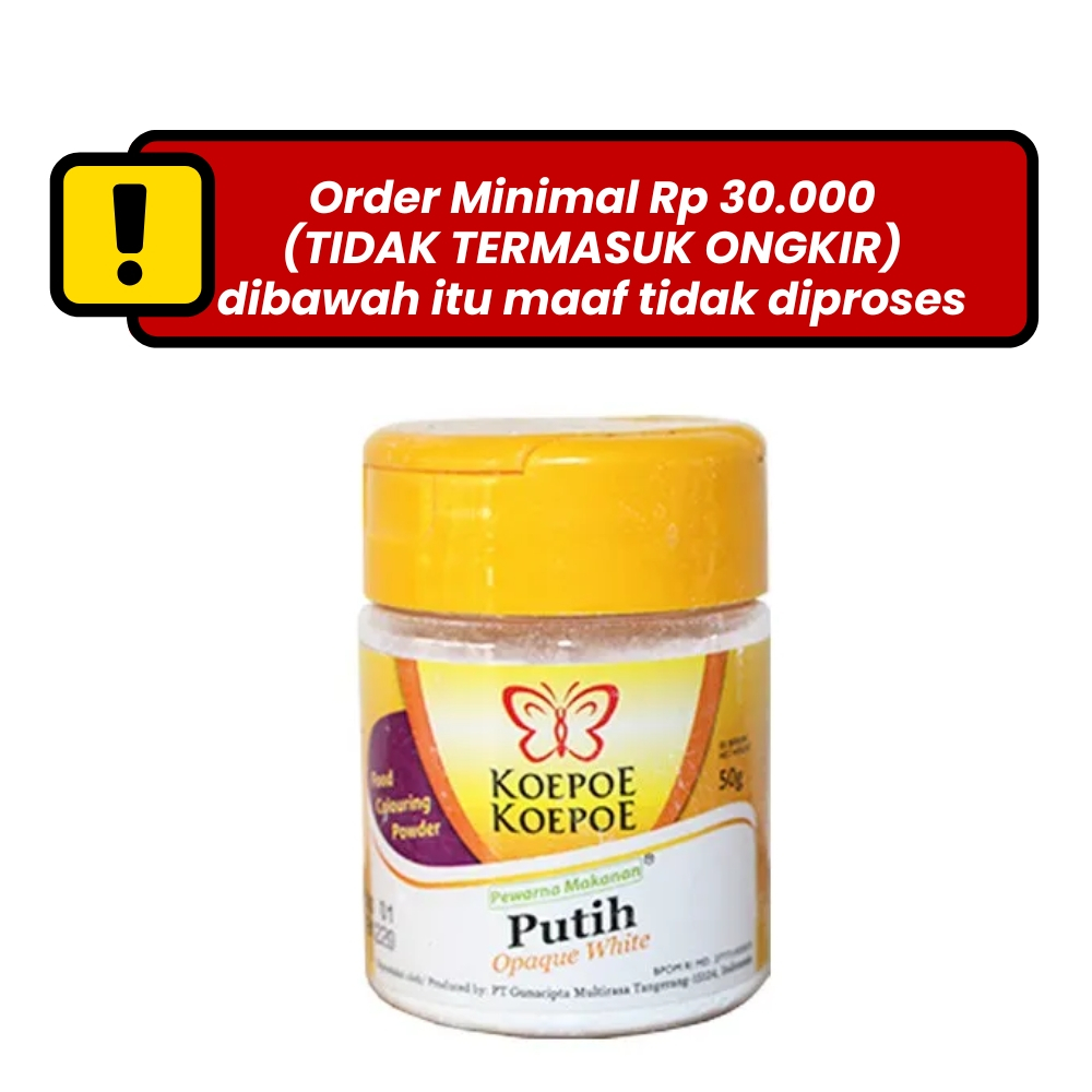 Koepoe Koepoe Pewarna Makanan Putih 50gr