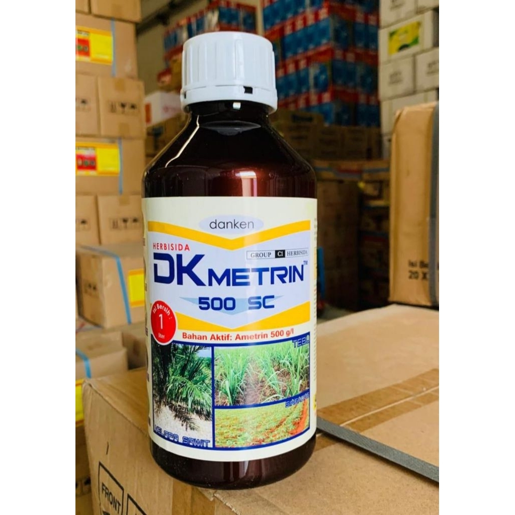 DK Metrin 500SC Herbisida Sistemik/Racun Rumput pengendali Gulma kemasan 1L