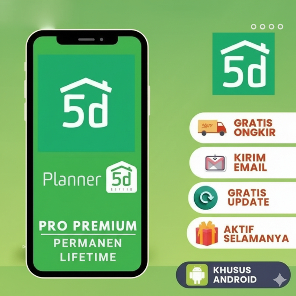 Planner 5D Premium Garansi Lifetime Tanpa Iklan TERMURAH TERPERCAYA