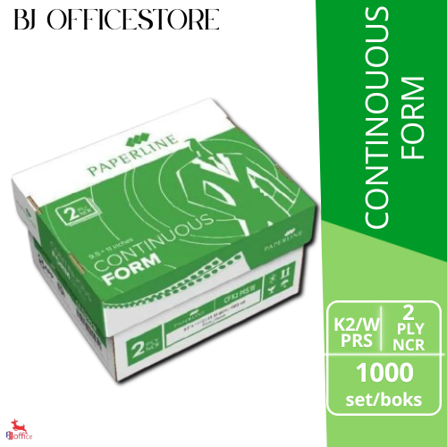 Kertas Continuous Form 2 Ply PRS  Paperline / CF 2 Ply Bagi 2