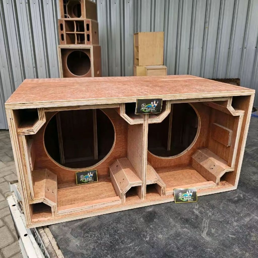 Box speaker planar 12in sudah cat finishing tekstur kulit jeruk