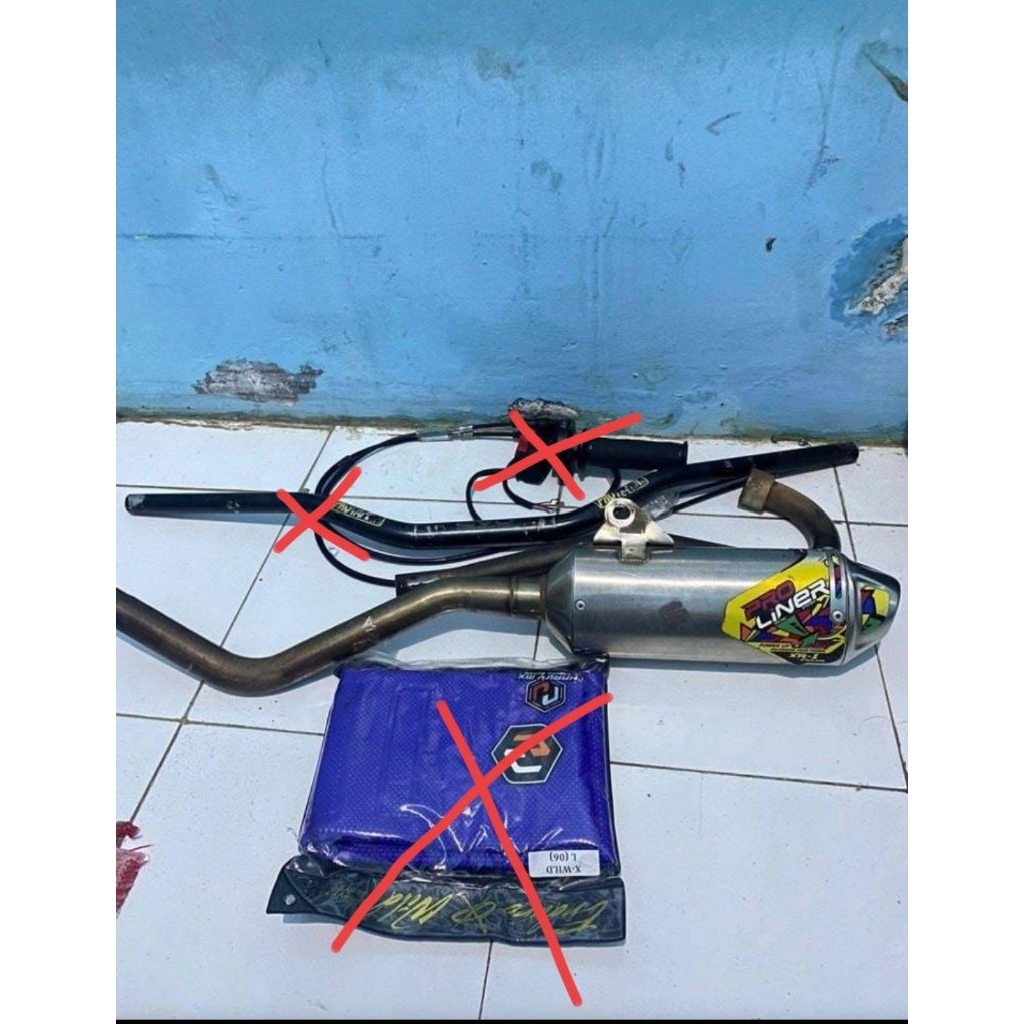 knalpot proliner ori bekas crf