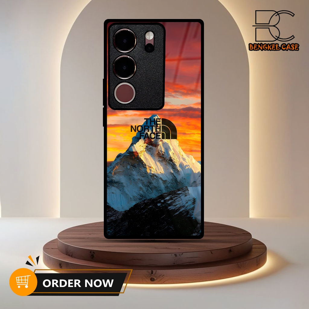 [BS100] VIVO V29 5G Casing Hp Vivo Pelindung Smartphone Bengkel Case THE NORTH FACE