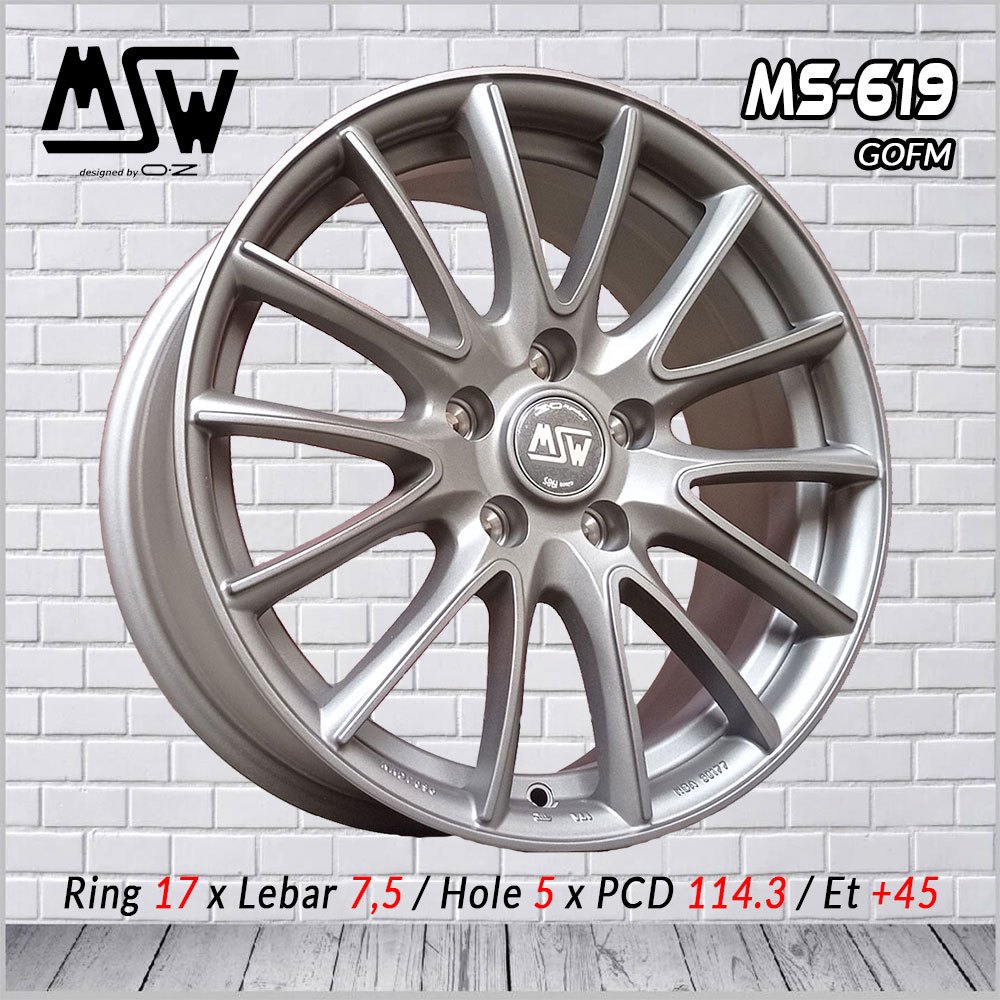 Velg Mobil Jari-Jari Racing Ring 17 R17 5x114.3 (MS-619)