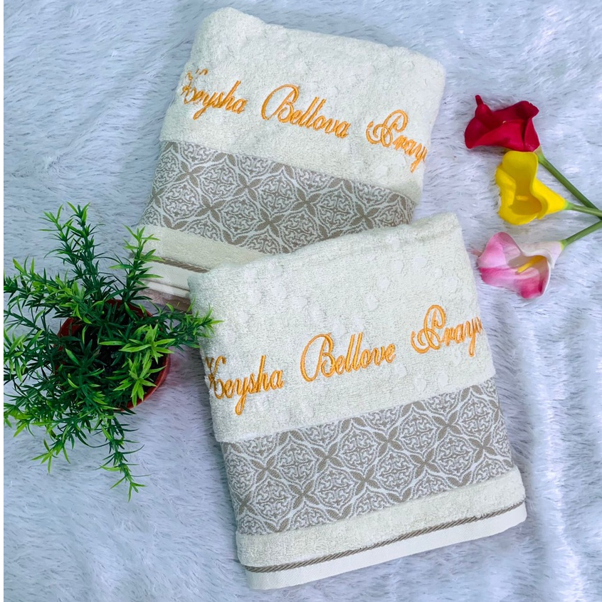 SM Jasa Bordir Handuk/Bordir Nama/Bordir Gambar