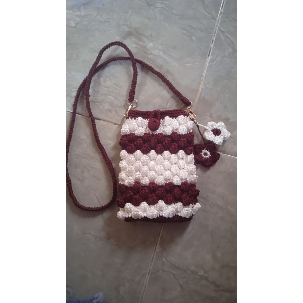tas hp rajut handmade