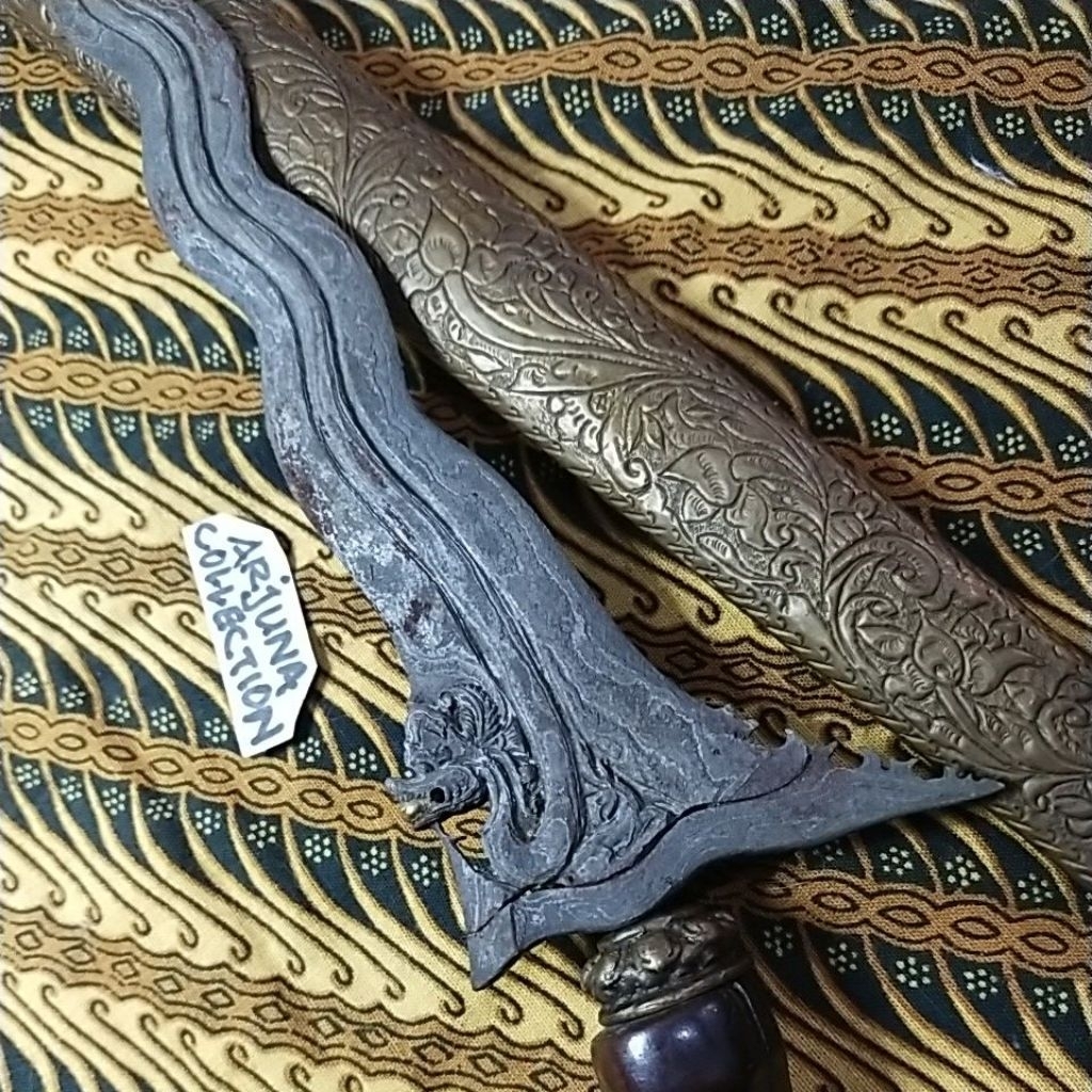 keris Nogo Rojo Luk13 pamor Ngulit semongko