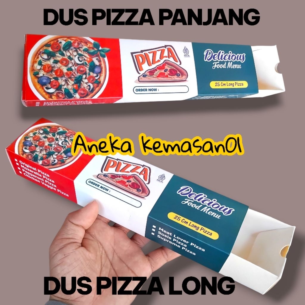 Box pizza long / dus pizza panjang / kemasan pizza