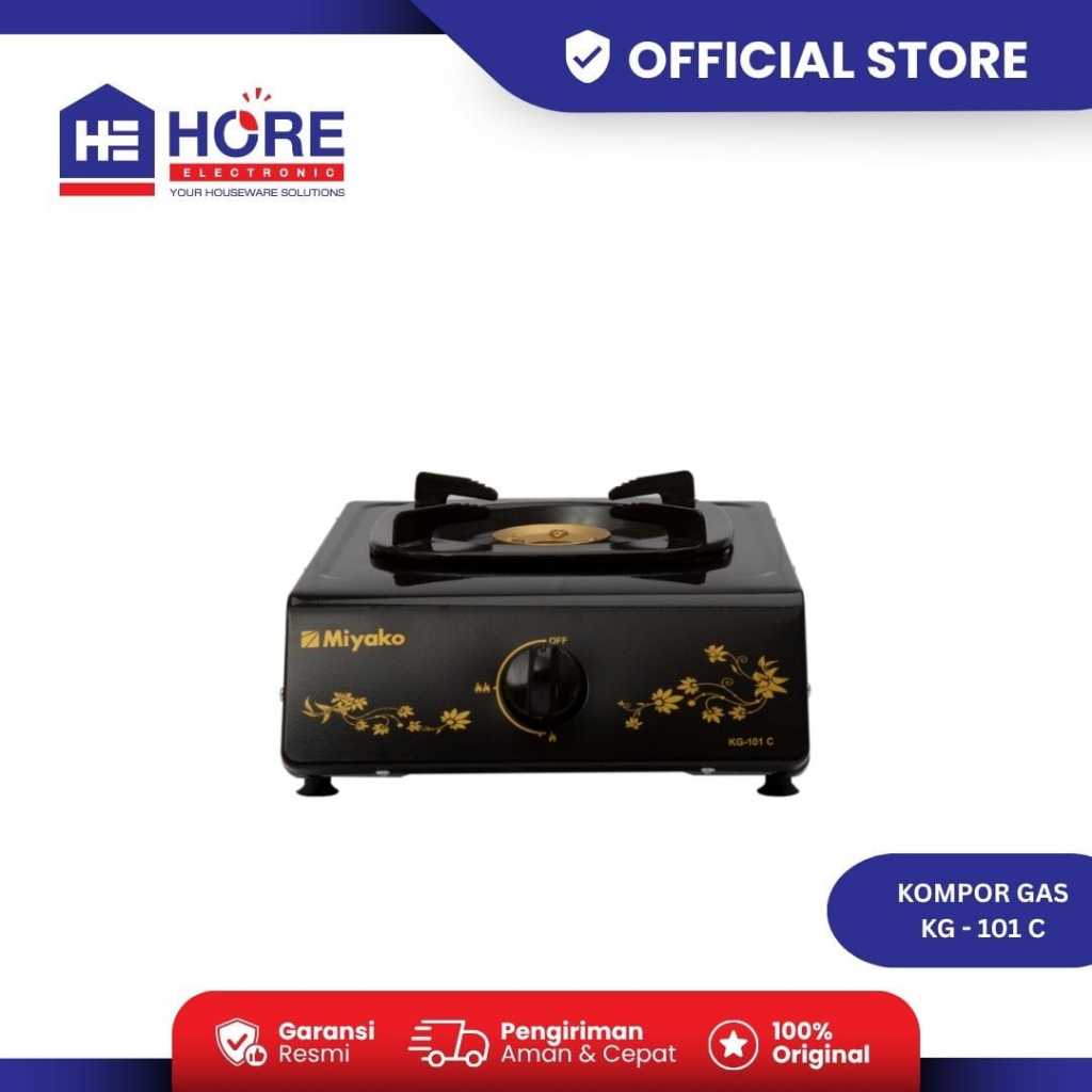 KOMPOR GAS MIYAKO KG 101C KOMPOR MIYAKO KG 101C BLACK