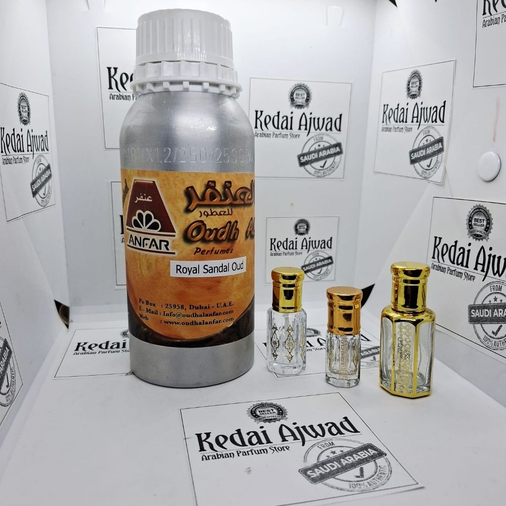 Royal Sandal Oud (Gaharu Cendana) | Parfum Royal Sandal Oud BIBIT MURNI 100 % By Oudh Al Anfar