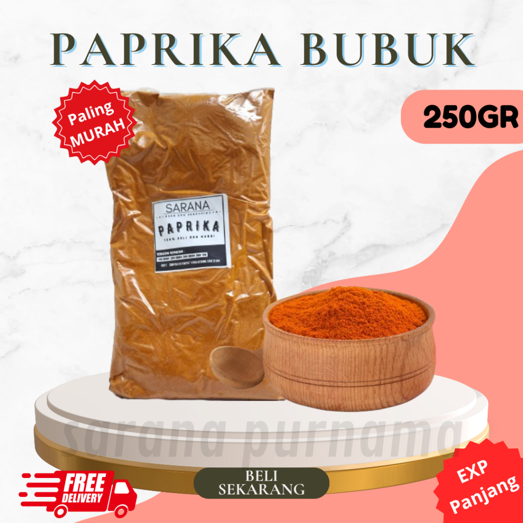 bubuk paprika powder/bubuk paprika bubuk/100% original/premium quality/Termurah Terlaris/bumbu masak