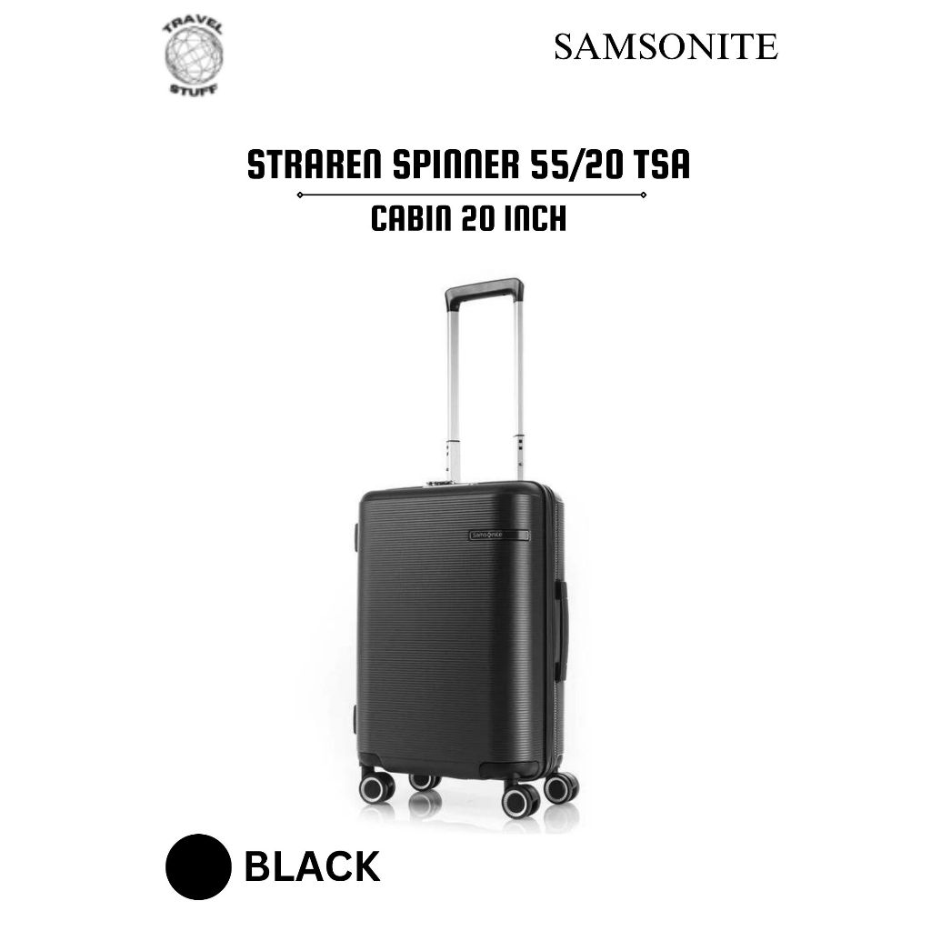 Koper Straren Spinner 55/20 Tsa / Koper Cabin / Kabin 20 inch