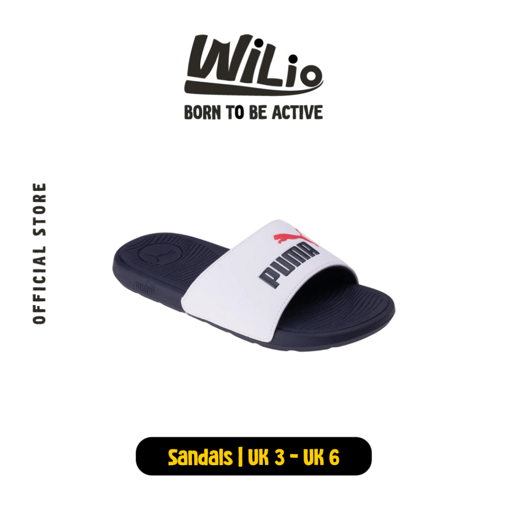 PUMA Cool Cat 2.0 Jr 39088106 - Sandal Anak (Putih)