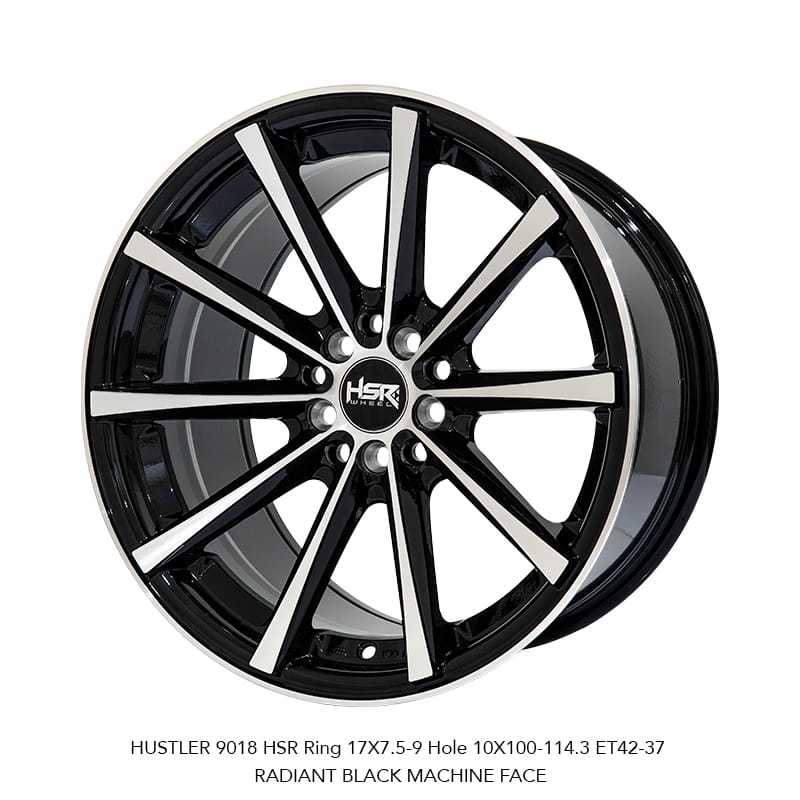 Velg Mobil Ring 17 HSR Hustler 9018 Set 4 Pcs
