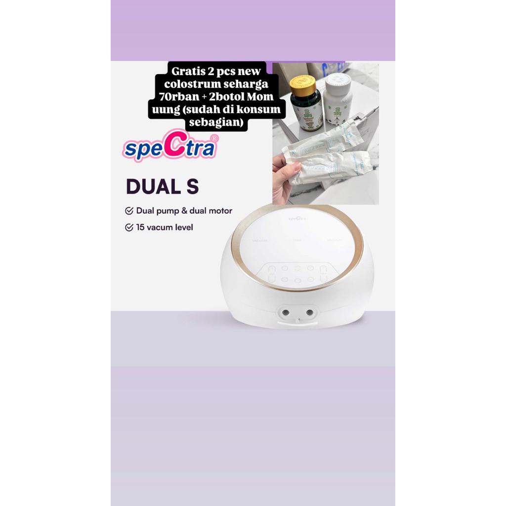 Spectra dual S double electric breastpump (preloved)